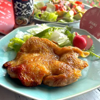 Snapdishの人気料理写真:やみつきチキン🍗&メキシカンサラダ🥗