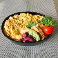 "親子丼"息子弁当|kazuさん