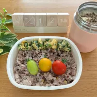 ＊0209. 白い麻婆豆腐丼◻️娘ちゃんの高校生弁当🍱＊|＊抹茶＊さん