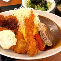 パワー系オムカレー、Aセット|buhizouさん