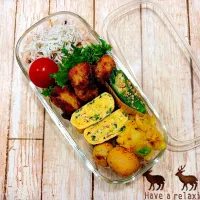 🐔昼【醤油麹米粉唐揚げ弁当】🍱|Laniさん