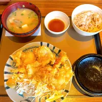 鶏天定食|るみおんさん