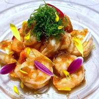 レモンガーリックシュリンプ| foodanalystＭＩＫＩさん