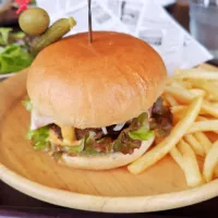 【ビーフハンバーガーset】|琥珀さん