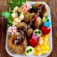 🐷豚こまと大葉のカツ弁当🐷| ヘルペイさん