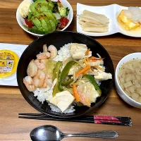 豆腐のあんかけ丼✨|モモ&ハーブmama🐰🐹🐢🐠🦐❤️さん