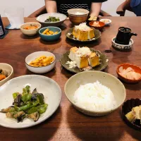 茄子とピーマンの味噌炒め、厚揚げ焼き|タロッカ主夫見習いさん