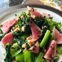 しそわかめ×大豆のお肉 de カンタン和え物|まなまな♡さん