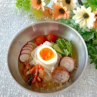 だし塩を使って冷麺風そうめん|akkiyさん