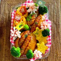 🥦ホットドック弁当🥦|ヘルペイさん