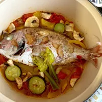 真鯛のアクアパッツァ風🐟|ジュンコ バイヤーさん