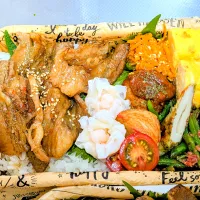 🍱🐂 牛カルビの焼肉弁当 🐂🍱
