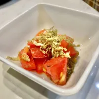 トマトのとろろ昆布和え|ぎんさん