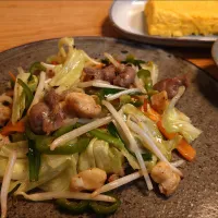 砂肝と軟骨の野菜炒め|なつさん
