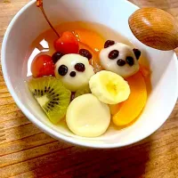パンダ白玉