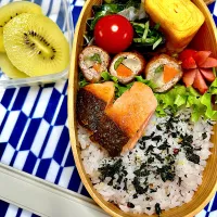 5/14 野菜肉巻き&鮭弁当| JUNe28さん