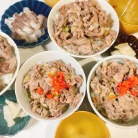 ねぎ塩豚丼𓃟|38cさん