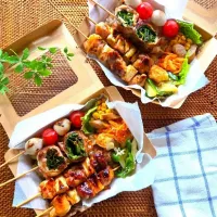 焼き鳥弁当✨