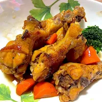 手羽元の簡単煮|単身赴任のっちさん