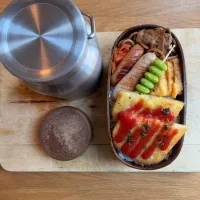 長男25日目　ﾊｯｼｭﾎﾟﾃﾄと味噌汁と今川焼き|蟹🦀さん