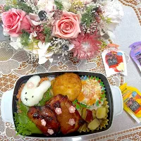 2026.5.15はミッフィー入りチキン弁当🌸|makoさん