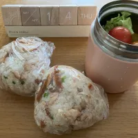＊0211. サラダ＆おにぎり🍙娘ちゃんの高校生弁当🍱＊| ＊抹茶＊さん