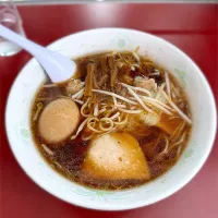 ワンタン麺＋味付玉子@荻窪 丸福|morimi32さん