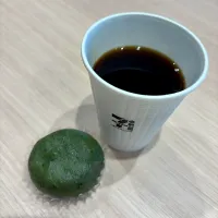 よもぎ香る草もち w/ ホットコーヒー|T. Wonderさん
