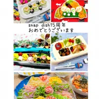 「snap dish様15周年おめでとうございます＆冷やしうどん」|バシュランさん