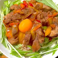焼肉ハラミ丼|まみみさん