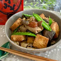 豚と茄子と厚揚げの辛味噌炒め|ゆーこどんさん