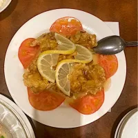 今日の晩ご飯@「菜香園」さんin湘南台⑦  レモンチキン（実況中継中）|なびさん