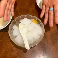 今日の晩ご飯@「菜香園」さんin湘南台⑨  はやとの〆の杏仁豆腐（実況中継終了）みなさん、おやすみなさーい！よい週末を！(*^◯^*)|なびさん