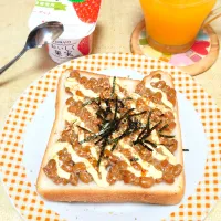 納豆トースト| うたかた。さん