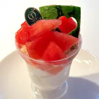 すいか🍉の杏仁豆腐|女神さん