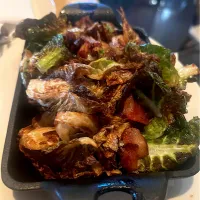 Roasted Brussels Sprouts with 🥓Bacon & Maple butter 🍁🧈|🌺IAnneさん
