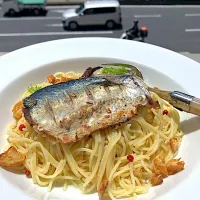 今日のスパゲティ・アーリオ・オーリオ・ペペロンチーノ