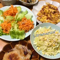 ＊作りおき。にんじんツナサラダ、切干大根のハリハリ漬けで簡単晩ごはん♪＊|ultramarineさん