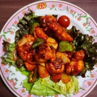 ヤンニョムチキン| ひろにぃさん
