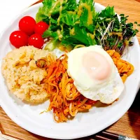 🐷夜【豚もやしキムチ炒め】🍳|Laniさん