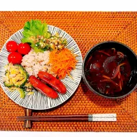 🐷昼【ワンプレートお昼ご飯】🥢|Laniさん