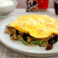 かおるさんの料理 孤独のグルメで見たニラ玉定食