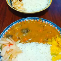 福井のスパイス足りてますか？さんのスパイスカレー。食べやすいカレーでした。