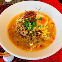 ✩.*˚豆もやし味噌ラーメン🍜|ゆきえもんさん