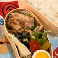 昨日のお弁当〜焼豚弁当|f.1125beさん