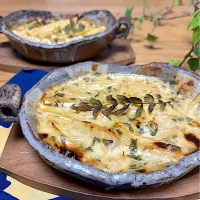 七海さんの料理 春香る 筍と木の芽味噌グラタン|sakurakoさん
