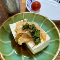 morimi32さんの料理 ニラの醤油漬け×冷や奴|morimi32さん