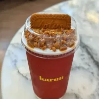 Crunchy Malt Thai Tea & Biscoff Biscuit Slushy 🥤🤤|An'leeさん