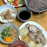 ポーク唐揚げと蕎麦| Makokoさん