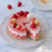 いちごムースケーキ🍓|moeさん